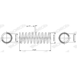 MONROE Fahrwerksfeder SP3274