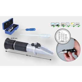 KS TOOLS Frostschutz-/ Batteriesäureprüfgerät (Refraktometer) BT536010