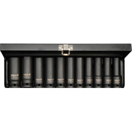 Kraft-Steckschlüssel Lang 11-Tlg YT-1054