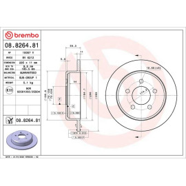 Bremsscheibe VA 08.8264.81