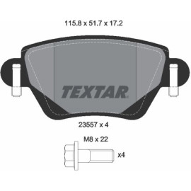 Textar Bremsbelagsatz 2355701 Textar Bremsbelagsatz 2355701