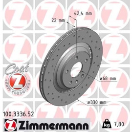 12 482 036 Sport Bremsscheibe HA Sport 100.3336.52 12 482 036 Sport Bremsscheibe HA Sport 100.3336.52