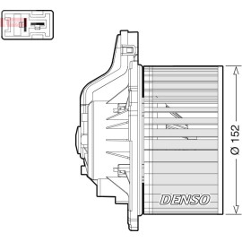 DENSO Innenraumgebläse DEA41015