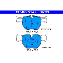 Bremsbelagsatz Land Rover P. Range Rover 3.0D/4.2-4.4 4X4 02-12 13.0460-7224.2