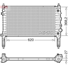 DENSO Kühler, Motorkühlung DRM20119
