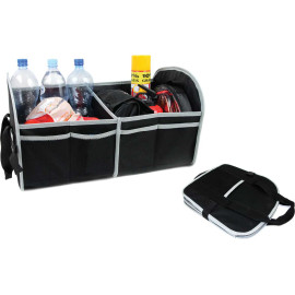 AMiO Kofferraum-Organizer CO-2 mit Klettbefestigung, 54 × 31 × 30 cm – 01118