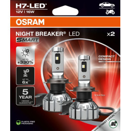 H7 NIGHT BREAKER LED SMART +330% StVZO-Konforme LED 2St. OSRAM 64210DWNBSM-2HB H7 NIGHT BREAKER LED SMART +330% StVZO-Konforme LED 2St. OSRAM 64210DWNBSM-2HB
