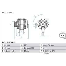 Lichtmaschine 0 986 045 330