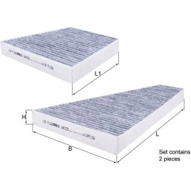 MAHLE Filter, Innenraumluft LAK 225/S MAHLE Filter, Innenraumluft LAK 225/S