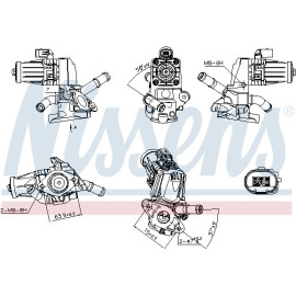 Nissens AGR-Ventil 98238 Nissens AGR-Ventil 98238