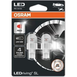 W16W OSRAM LED Red Red 12V 921DRP-02B