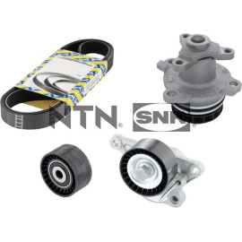 SNR Wasserpumpe + Keilrippenriemensatz KAP855.180