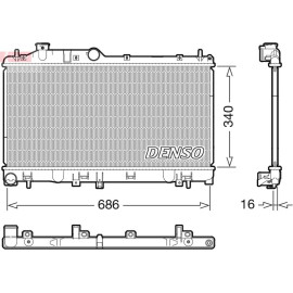 Denso Motorkühler DRM36025