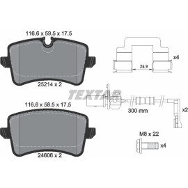 Bremsbelagsatz Vw T. A8 09- Scheibe 356Mm 2521401