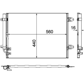 Kondensator, Klimaanlage AC 733 000P