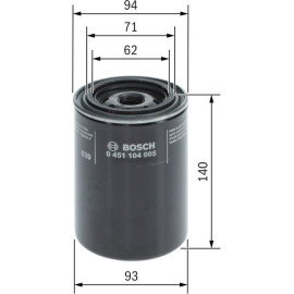 Ölfilter 0 451 104 005