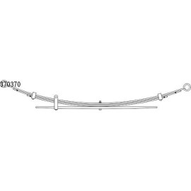 Federpaket - Federung/Dämpfung Nissan T. Np300 Navara 05- (3+1) (670/740mm) 10.370.370.00