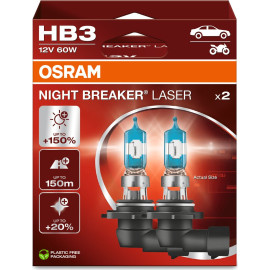 OSRAM HB3 12V 60W P20d NIGHT BREAKER LASER +150% Licht OSRAM HB3 12V 60W P20d NIGHT BREAKER LASER +150% Licht