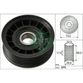 Umlenk-/Führungsrolle, Keilrippenriemen 532 0649 10