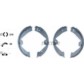 Handbremsbacken Vw Touareg/Cayenne 10 91074700