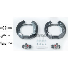 Satz Bremsbacken Smart T. 0,6 / 0,8 Cdi 07/98 84057400