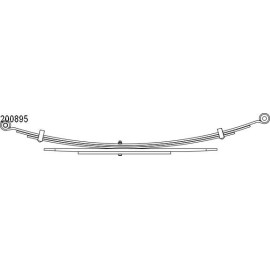 Federpaket - Federung/Dämpfung Ford T. Ranger 11- (3+2) (580/740mm) 10.200.895.00
