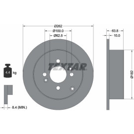 Textar Bremsscheibe 92161303 – mit ESP Textar Bremsscheibe 92161303 – mit ESP