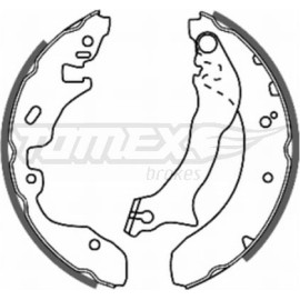 TOMEX brakes Bremsbackensatz TX 20-84