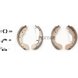Bremsbacken Opel Corsa C 00 91058200