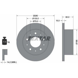 Bremsscheibe Fiat T. Ducato 92116203