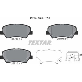 Bremsbelagsatz Hyundai P. Veloster 1.6 Gdi 11 2570801