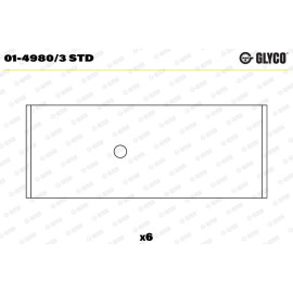 PLEUELLAGER 01-4980/3 STD