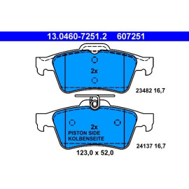 Bremsbelagsatz Renault T. Laguna 1.6-3.5 07 13.0460-7251.2