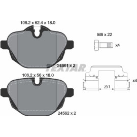 Bremsbelagsatz Bmw T. F10/F11 520-530 10-/F25 X3 10 2456101