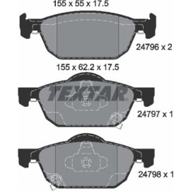 Bremsbelagsatz Honda P. Accord 08-/Civic 12 2479601