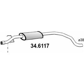 Mittelschalldämpfer 34.6117
