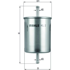 MAHLE Kraftstofffilter KL 2 MAHLE Kraftstofffilter KL 2