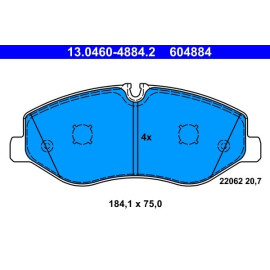 Bremsbelagsatz Db P. Vito 14 13.0460-4884.2