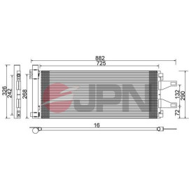 JPN Kondensator Klimaanlage 60C9094-JPN