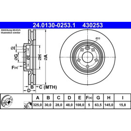 Bremsscheibe 24.0130-0253.1