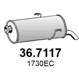 ASSO Endschalldämpfer 36.7117 ASSO Endschalldämpfer 36.7117