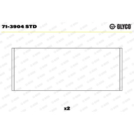 Pleuellager 71-3904 STD