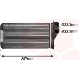 VAN WEZEL Wärmetauscher, Innenraumheizung 09006232