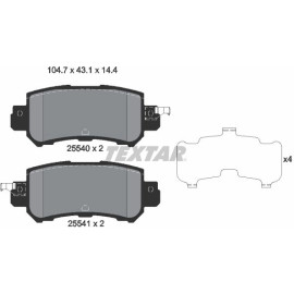 Bremsbelagsatz Mazda T. Cx-5 11 2554001