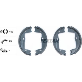 Handbremsbacken Opel Omega Aib 91018400