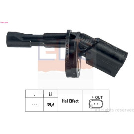 Sensor, Raddrehzahl 1.960.008