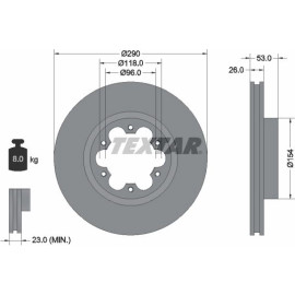Bremsscheibe Nissan P. Cabstar 98 93240600 Bremsscheibe Nissan P. Cabstar 98 93240600