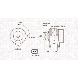 MAGNETI MARELLI Generator 063731675010