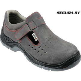 Sicherheitshalbschuh Segura S1 Gr÷ße 40 Veloursleder YT-80464