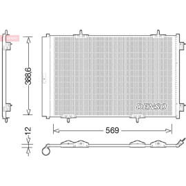 DENSO Klimaanlagenkühler DCN21030